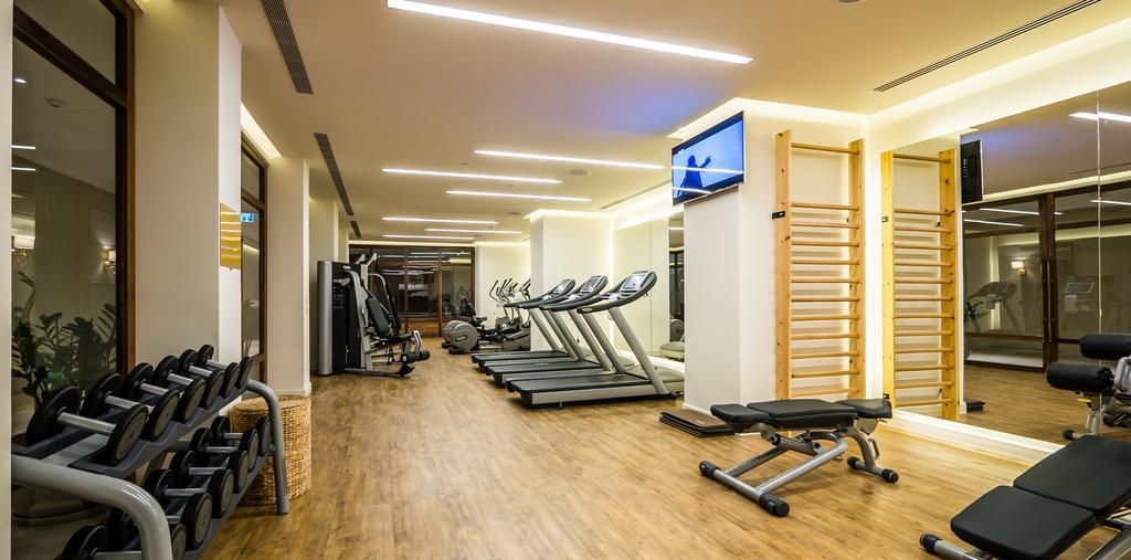 Herbert Samuel Jerusalém Exterior foto The gym at the hotel