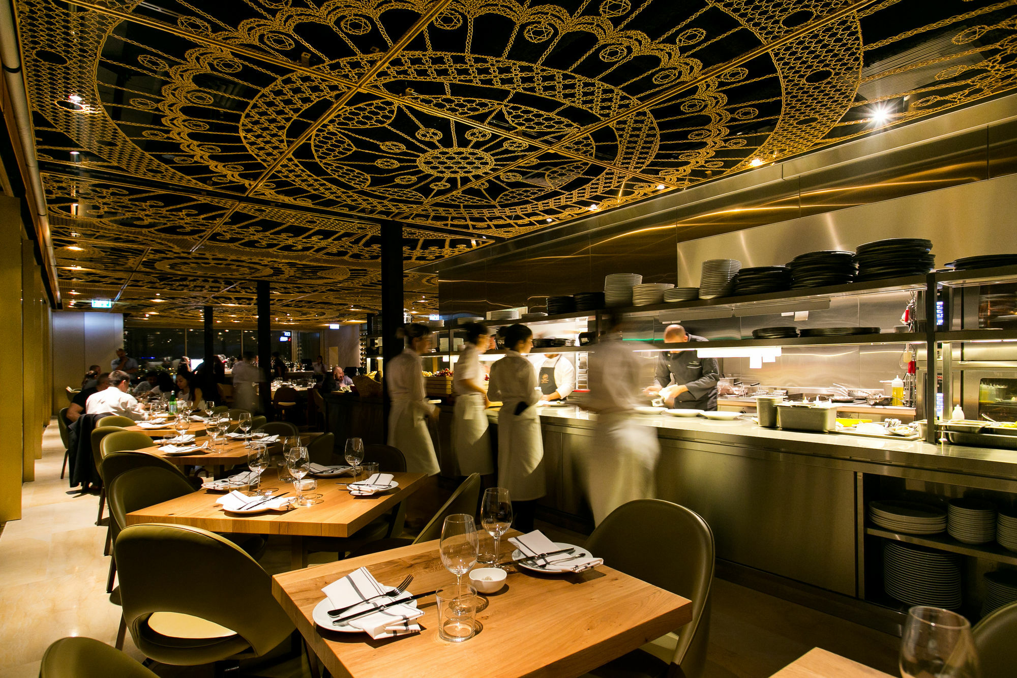 Herbert Samuel Jerusalém Exterior foto Interior of the restaurant